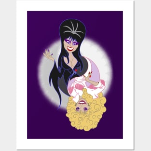Yin and Yang Dolly Elvira Posters and Art